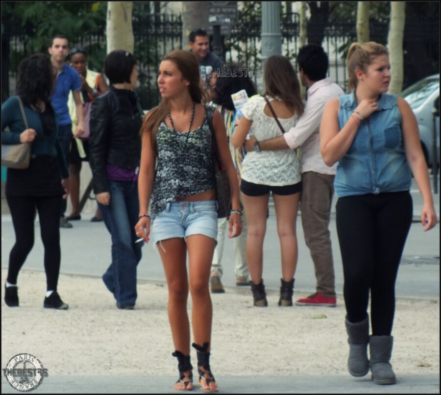 Candid Street en París: rostro sensual