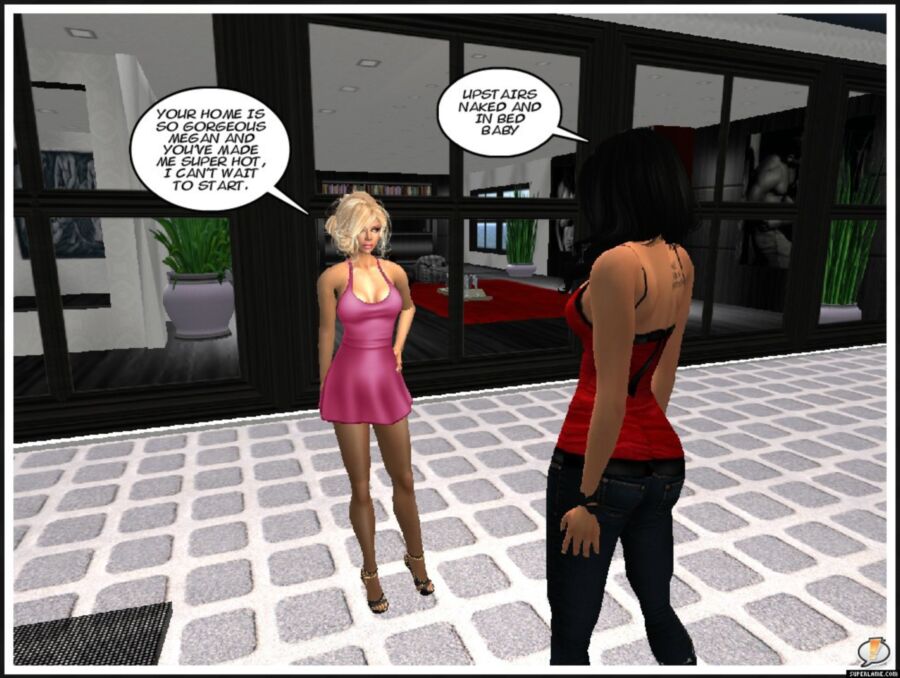 Secondlife Cassi meets Megan Fox