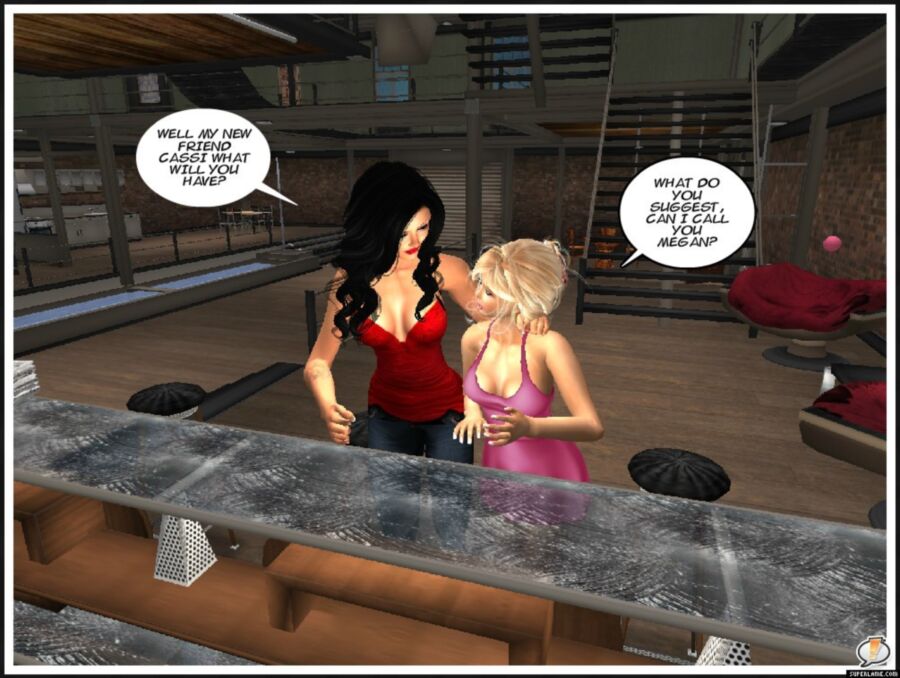 Secondlife Cassi meets Megan Fox