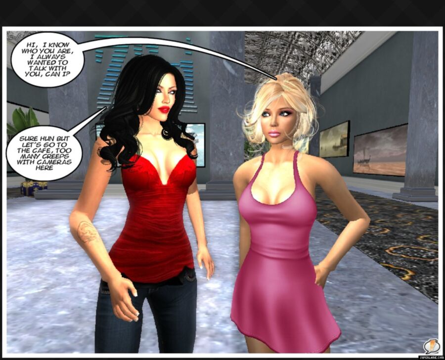 Secondlife Cassi meets Megan Fox