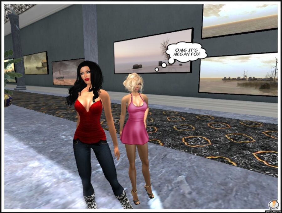 Secondlife Cassi meets Megan Fox