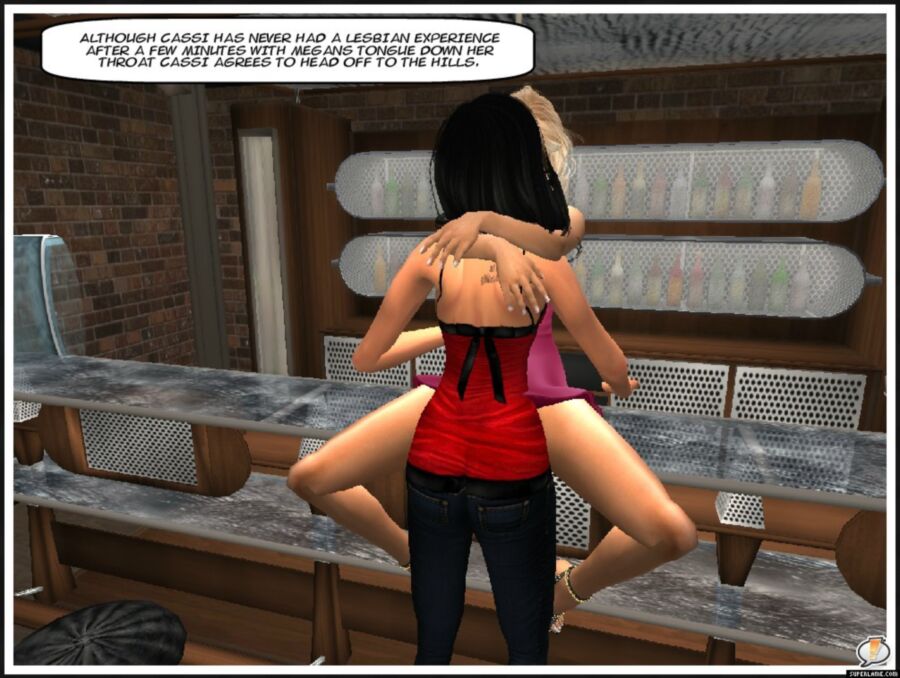 Secondlife Cassi meets Megan Fox