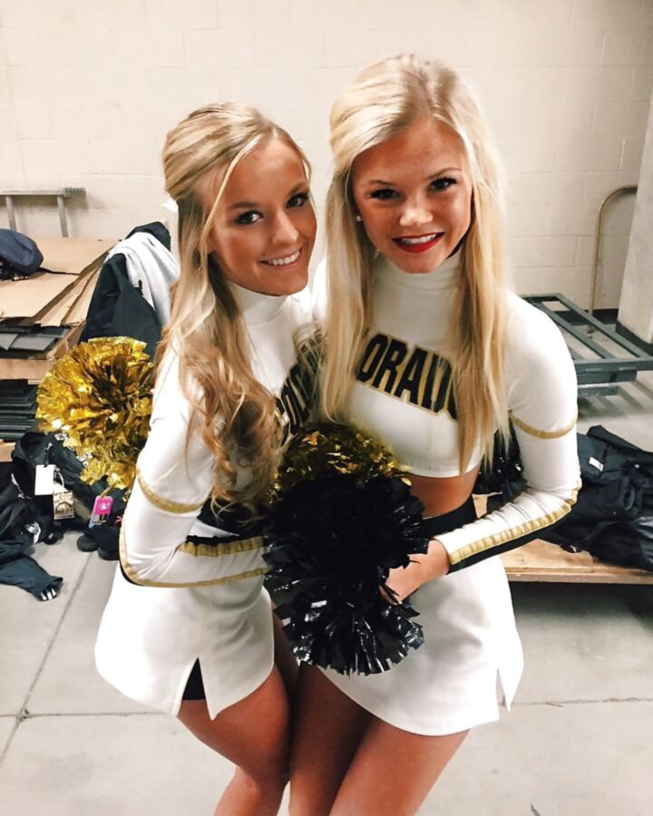 Sweet tight blonde Cheerleader teen KK again w girls