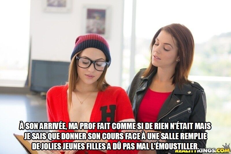 Recueillie par ma prof (French captions)