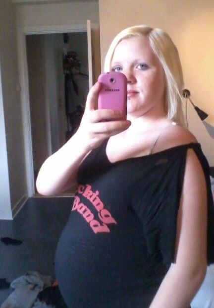 Pregnant teen from Sweden