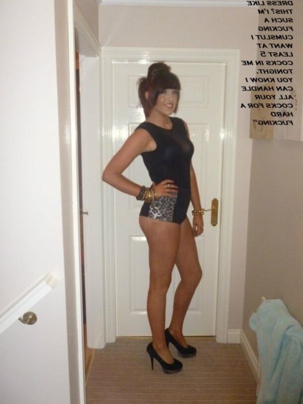 Teen Chav Slag Generation - Captioned Sluts to make u blow