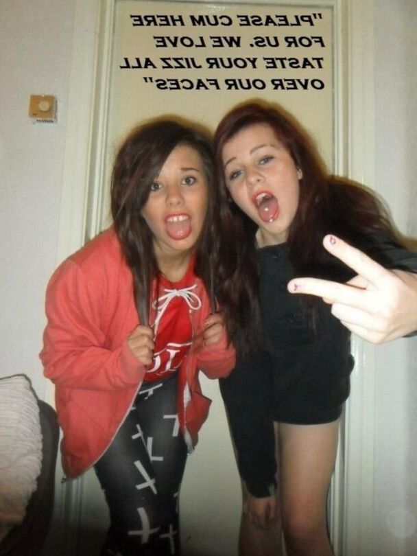 Teen Chav Slag Generation - Captioned Sluts to make u blow