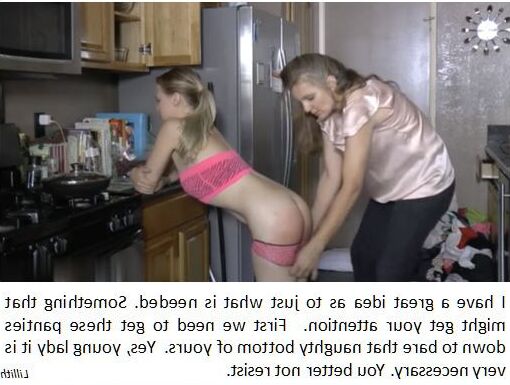 Mother Spanks Lazy Daughter Captions