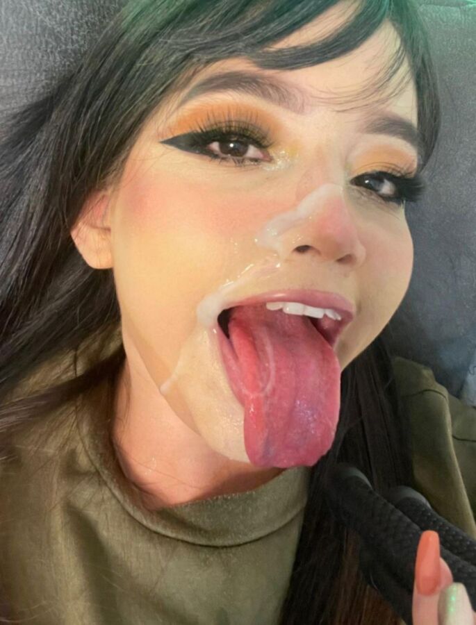 Tongue out