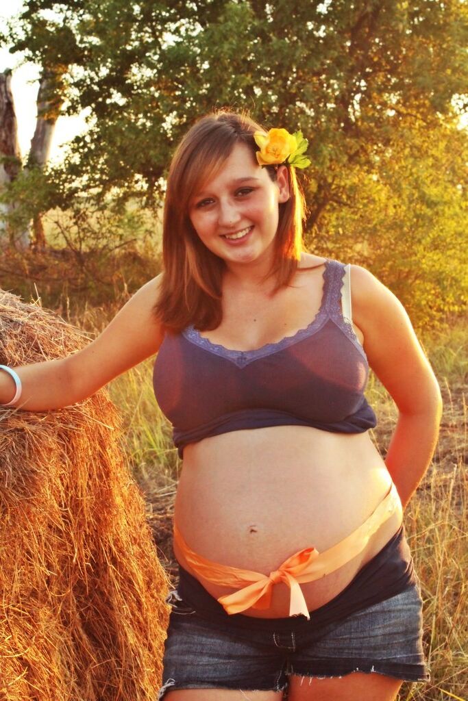 Pregnant teen