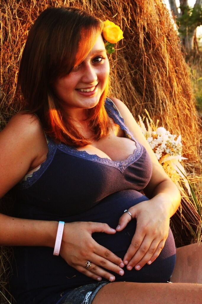 Pregnant teen