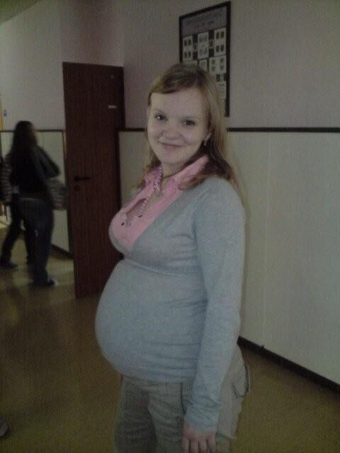 Pregnant high school girl