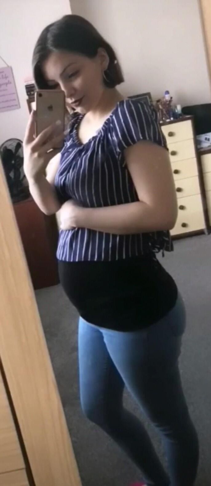 Hungarian pregnant beauty please comment dirty cum tribute