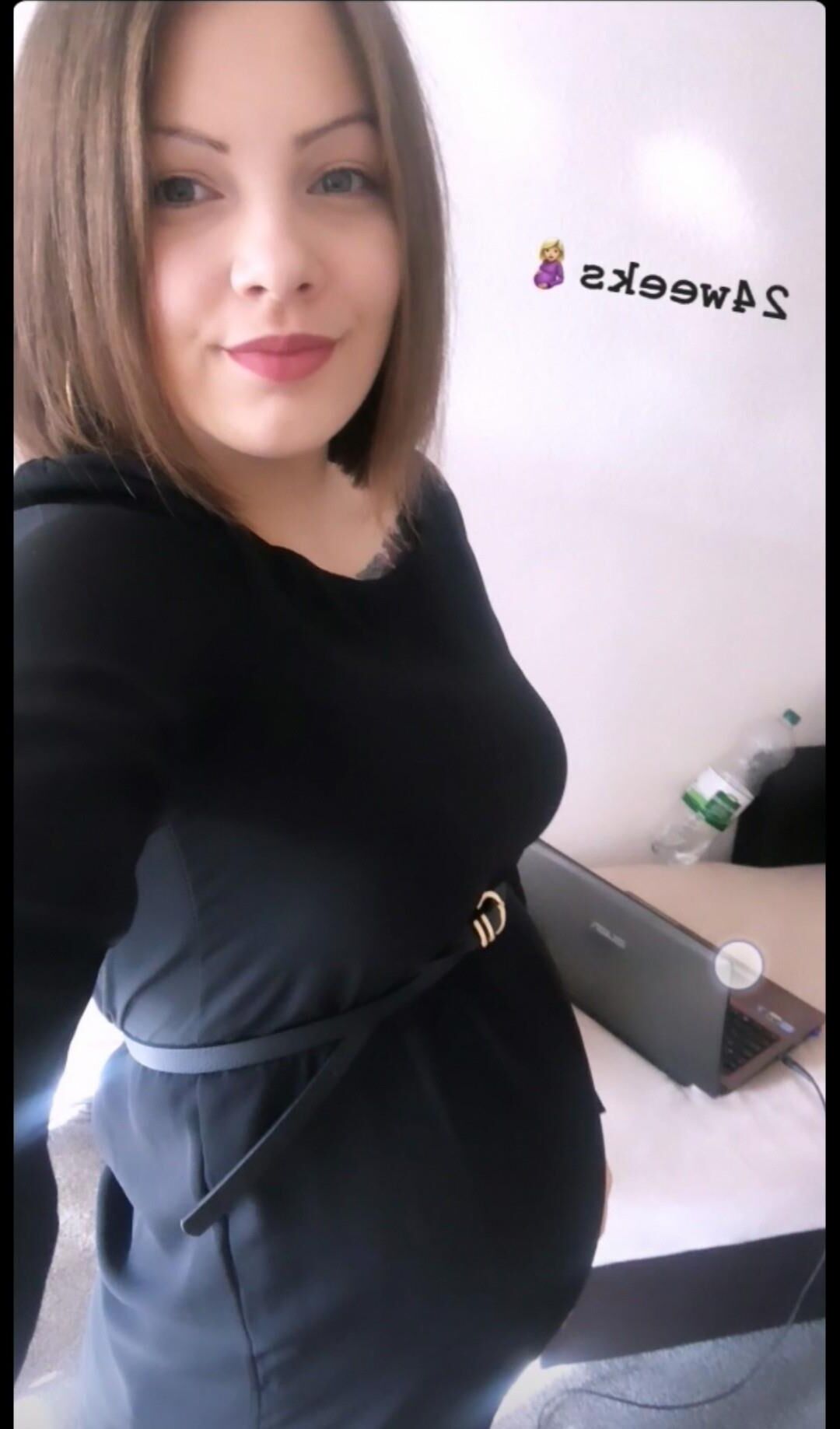 Hungarian pregnant beauty please comment dirty cum tribute