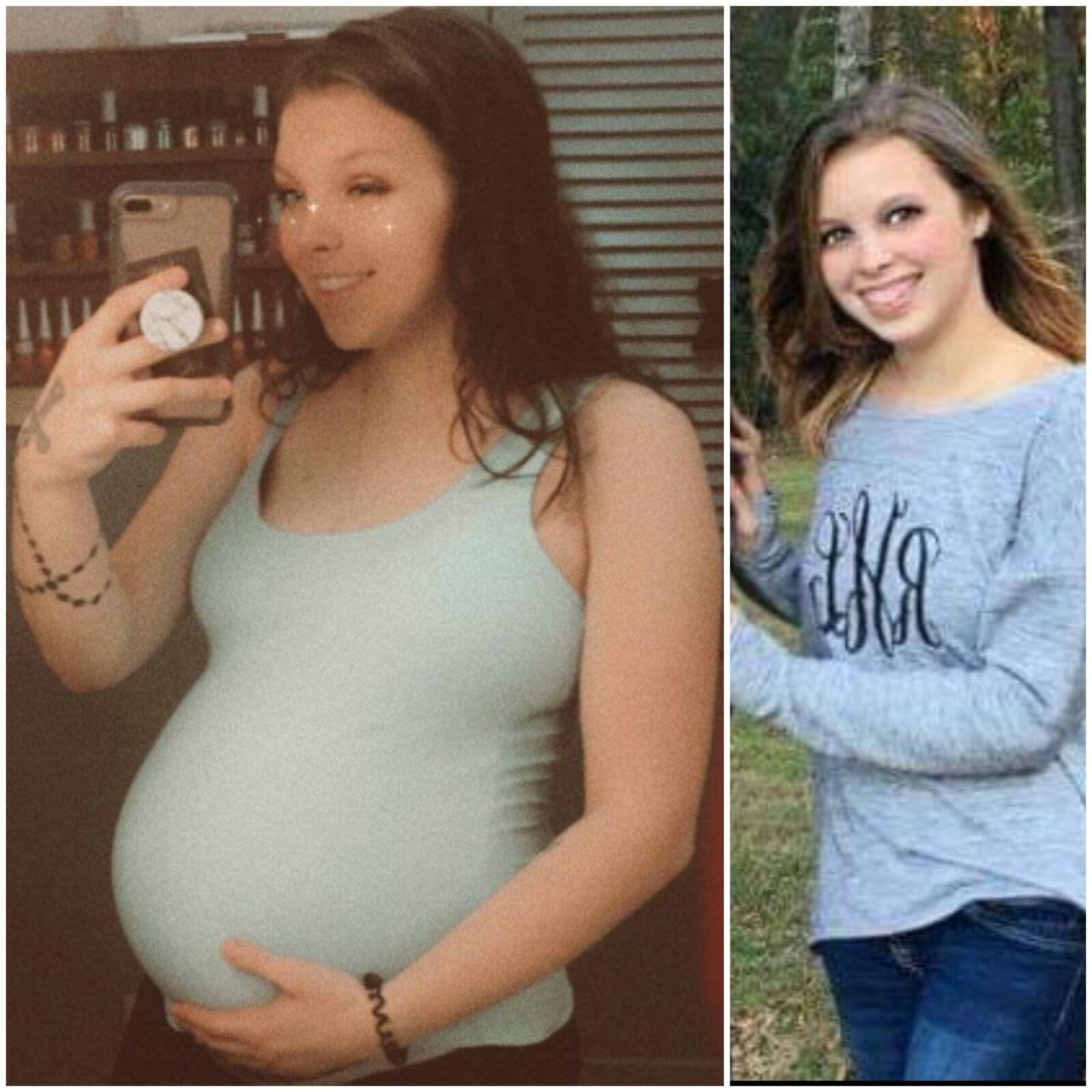 Pregnant teens - before and after 4