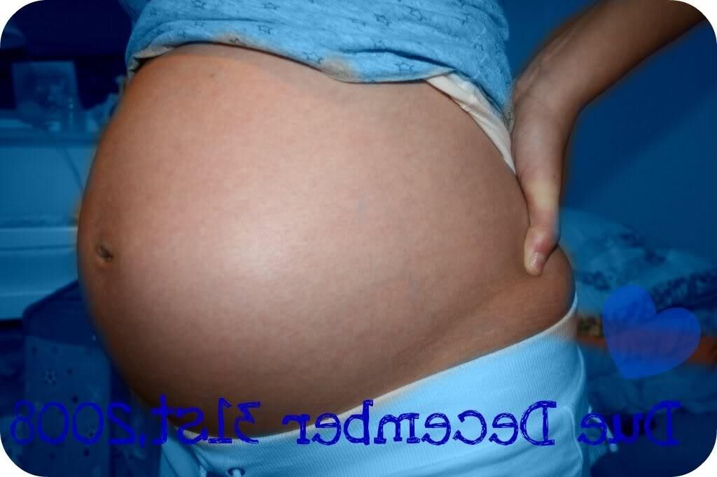 Preggo Teen with Blonde Hair