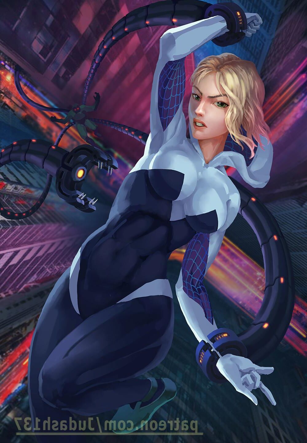 gwen stacy araña gwen hentai