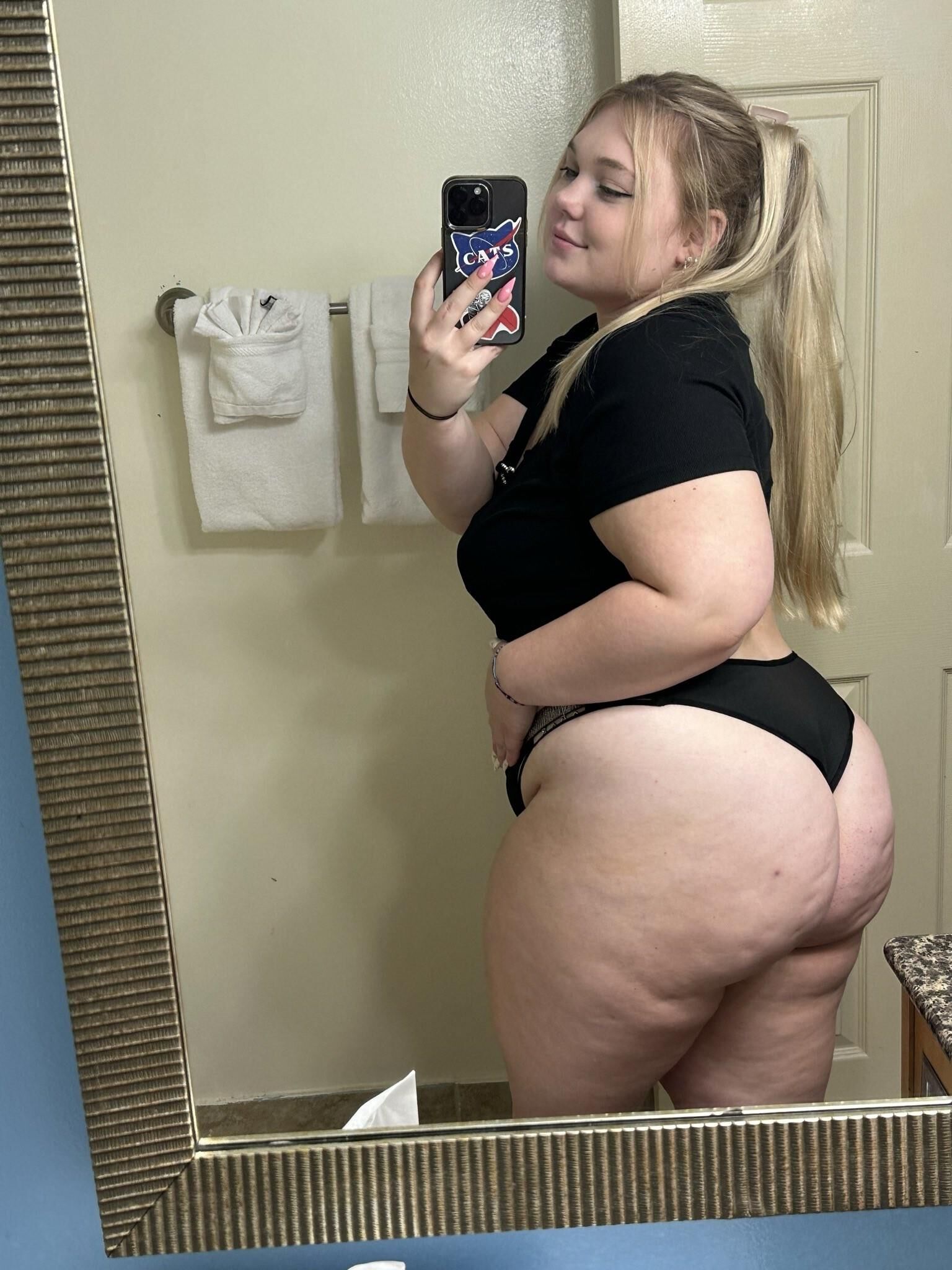 Lxves Enorme Culo Hermosa Rubia BBW Chica Mezcla de Tiros Calientes