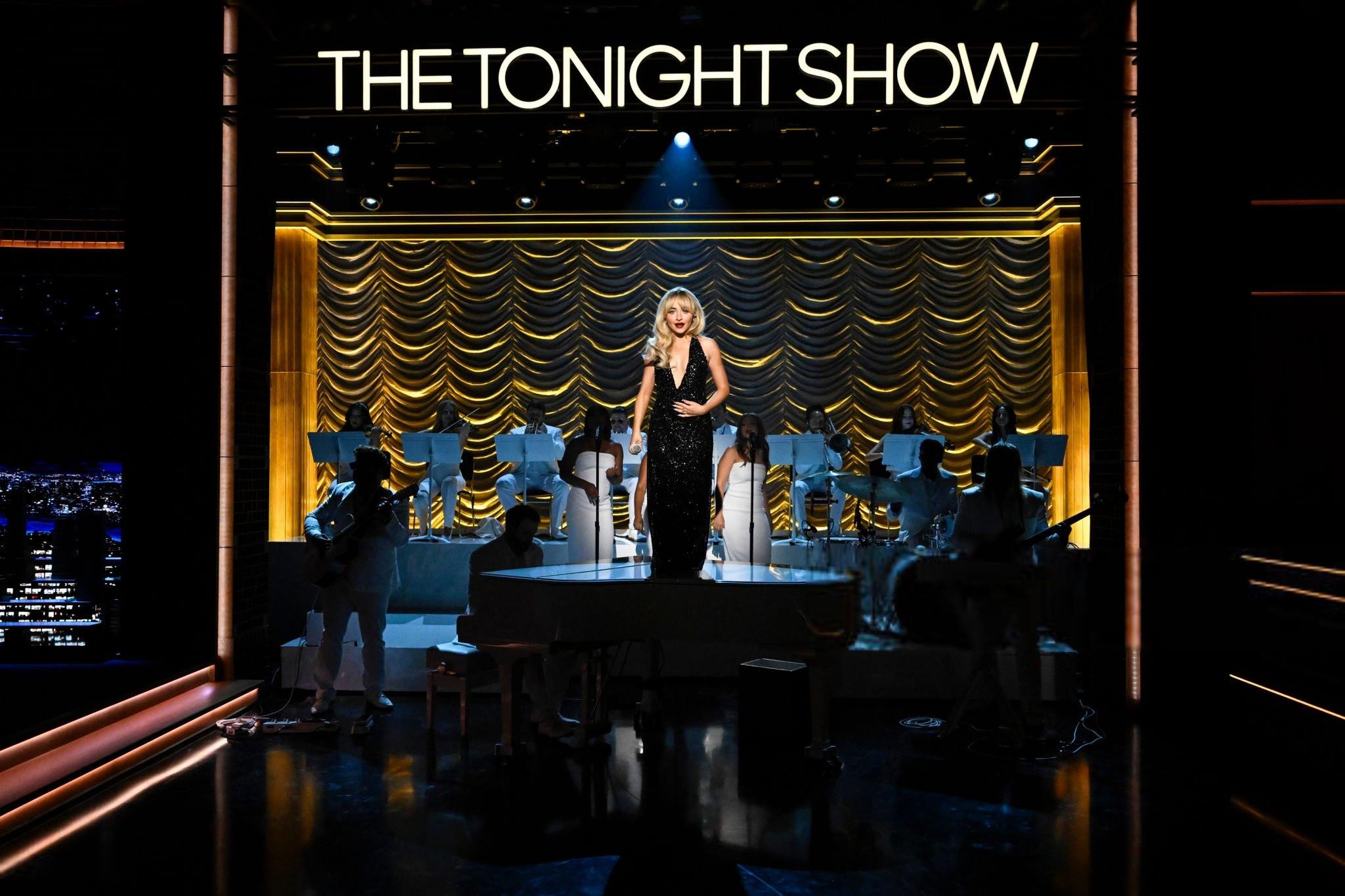 Sabrina Carpenter The Tonight Show avec Jimmy Fallon le 22 août