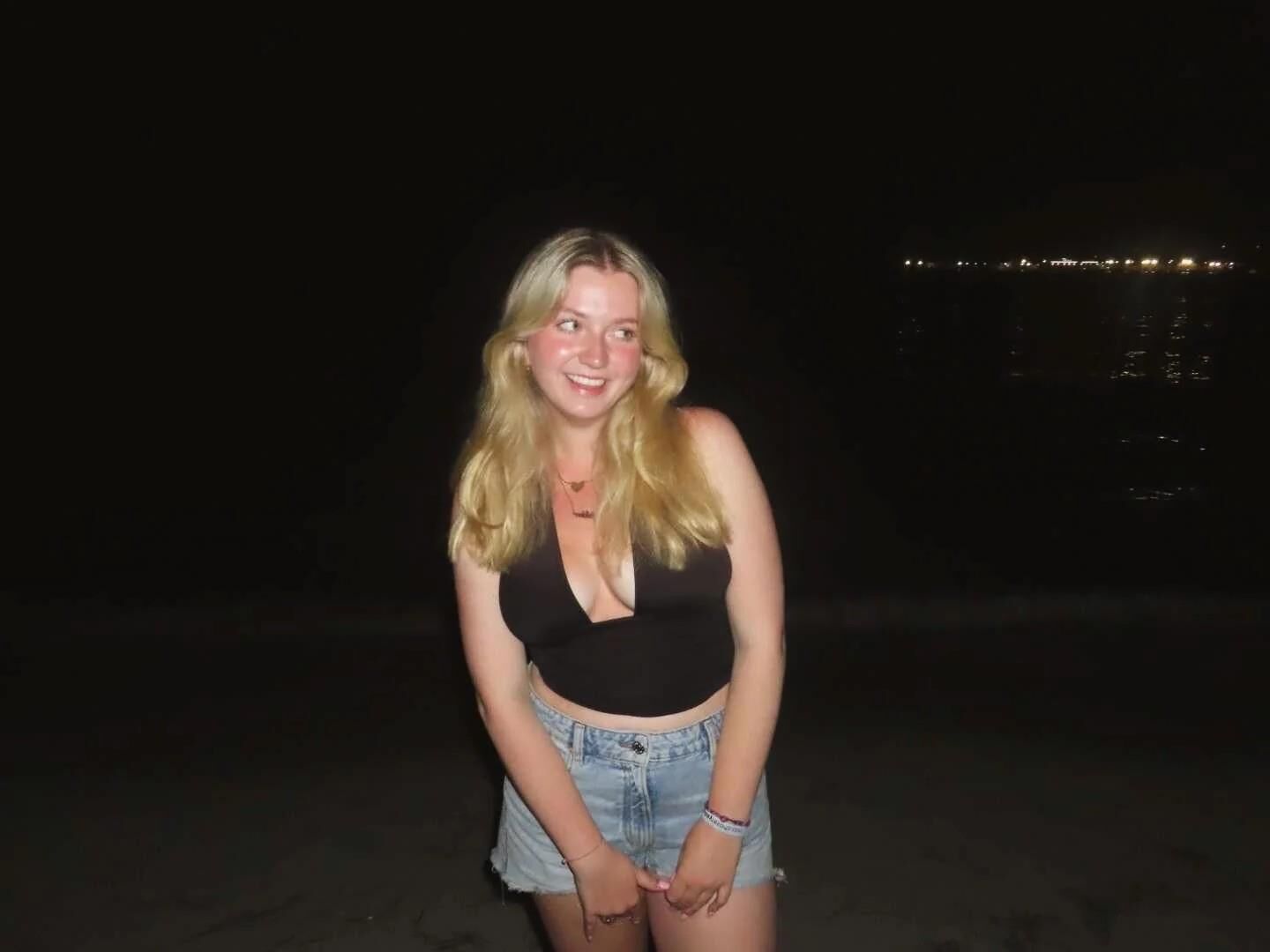 Busty blonde teen