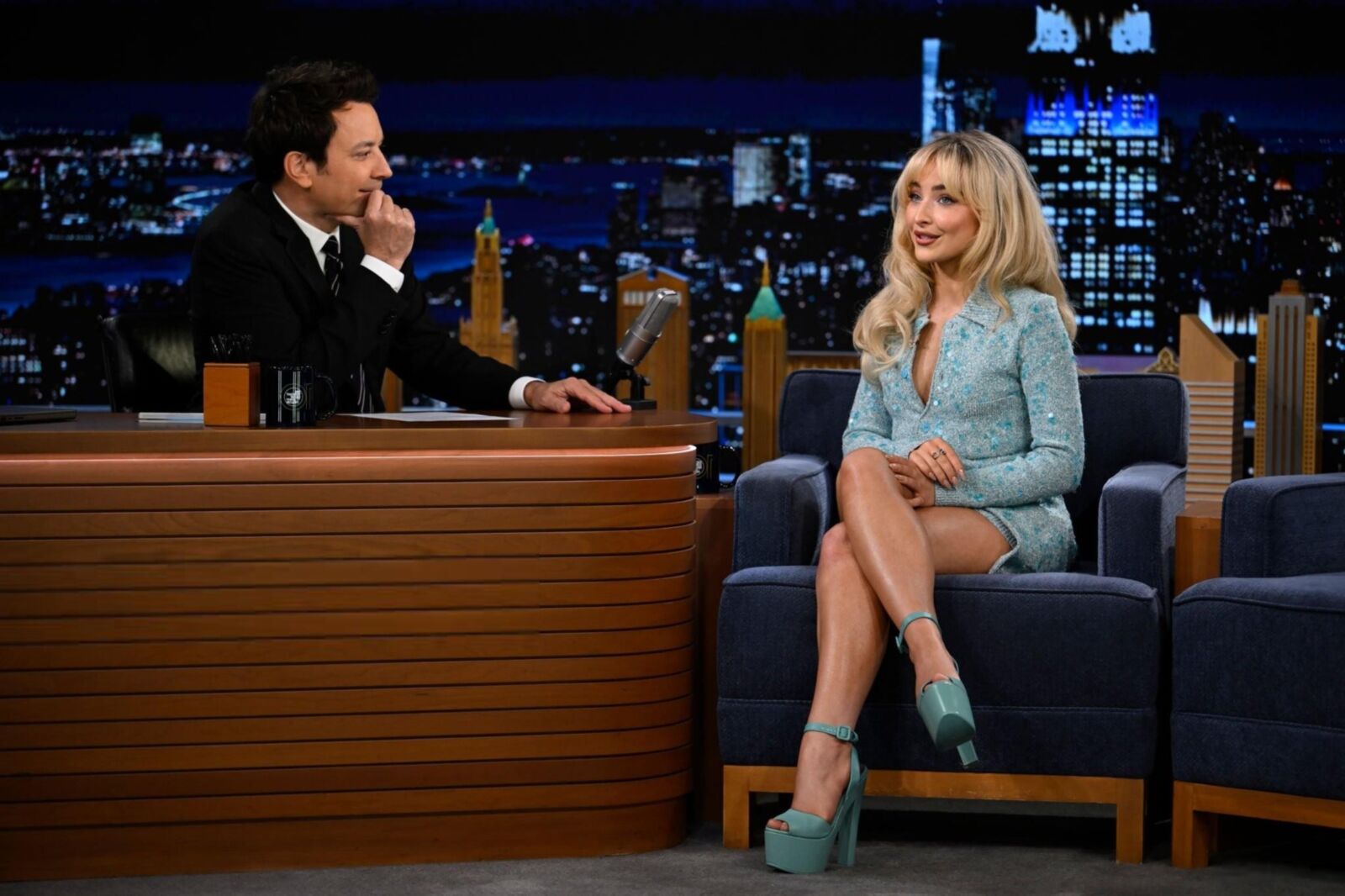 Sabrina Carpenter The Tonight Show avec Jimmy Fallon le 22 août