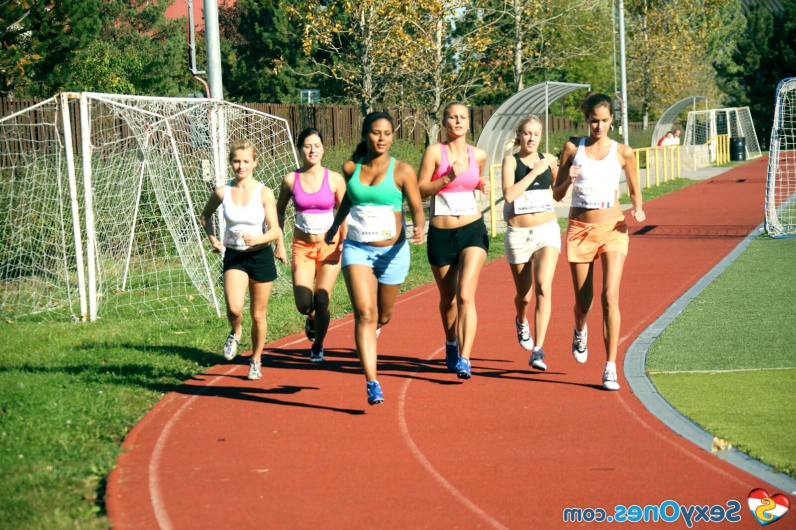 shower group girls after sport