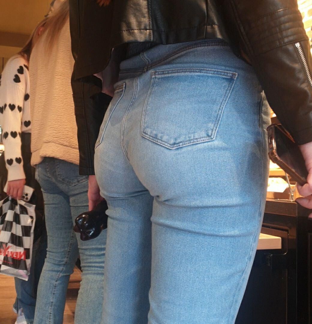 Teeny butts in Tight Jeans