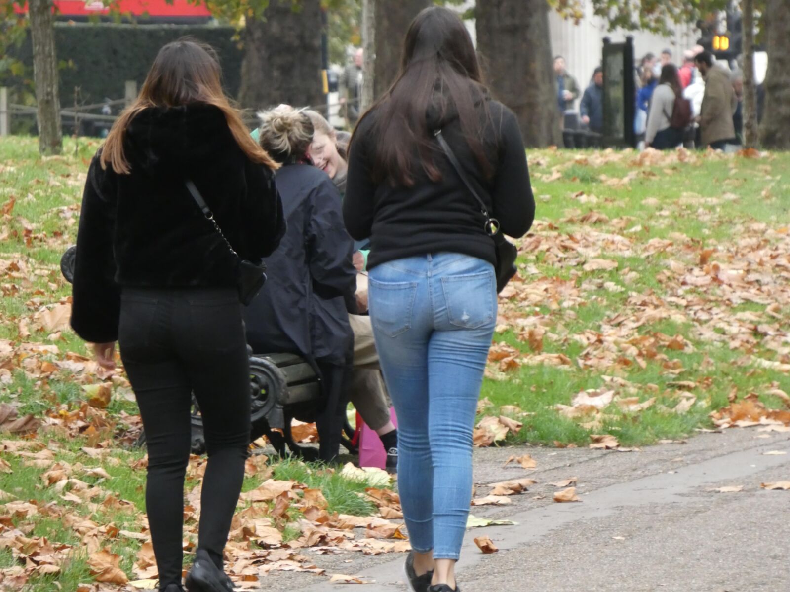 Lindas garotas em jeans