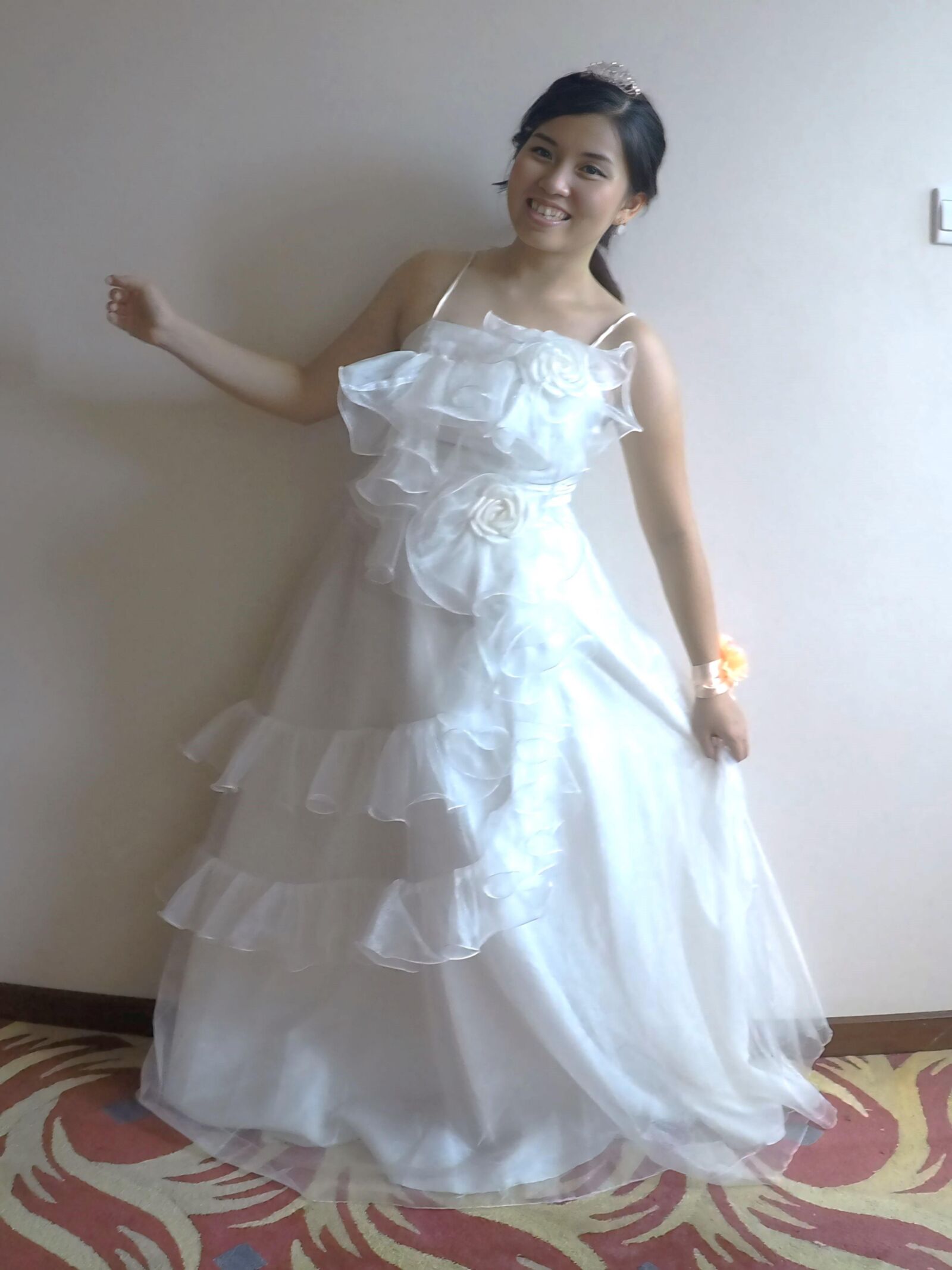 Yo en vestido de novia