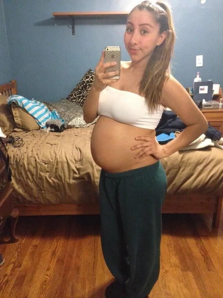 Pregnant teen