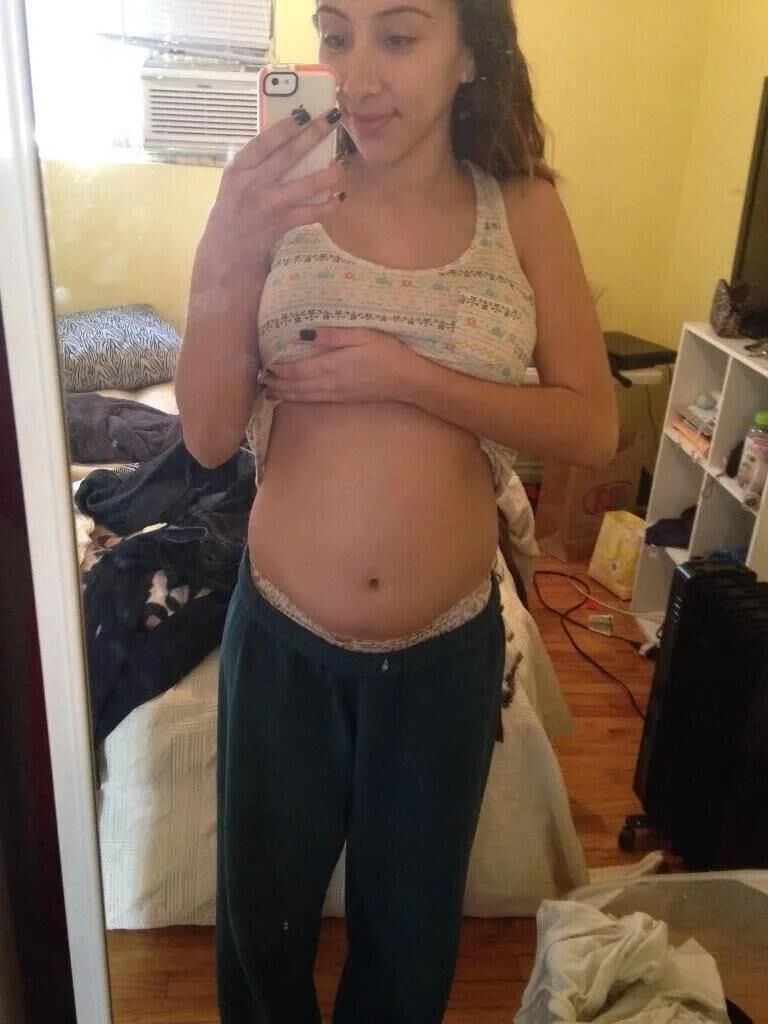 Pregnant teen