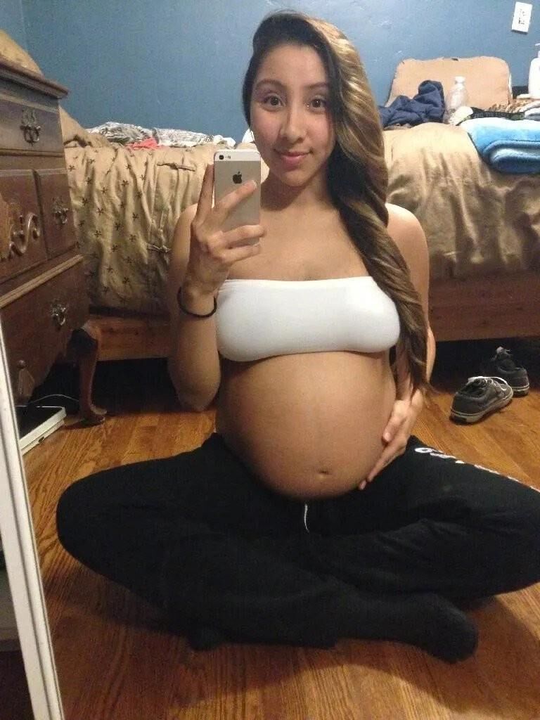 Pregnant teen