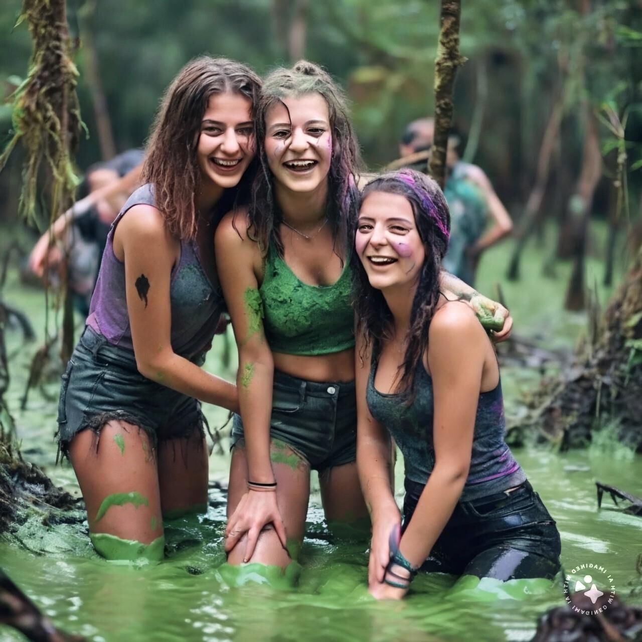 Heureux amis perdus dans le marais 2