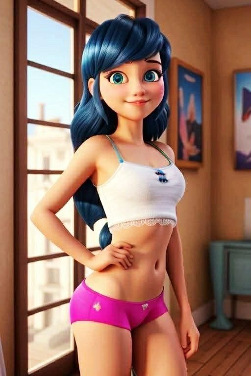 miraculous ladybug Marinette hentai 