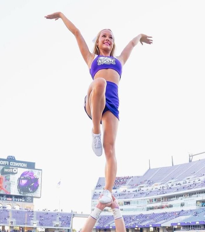 Hot College Cheerleader Kaylee(Uniform)(Bikini)