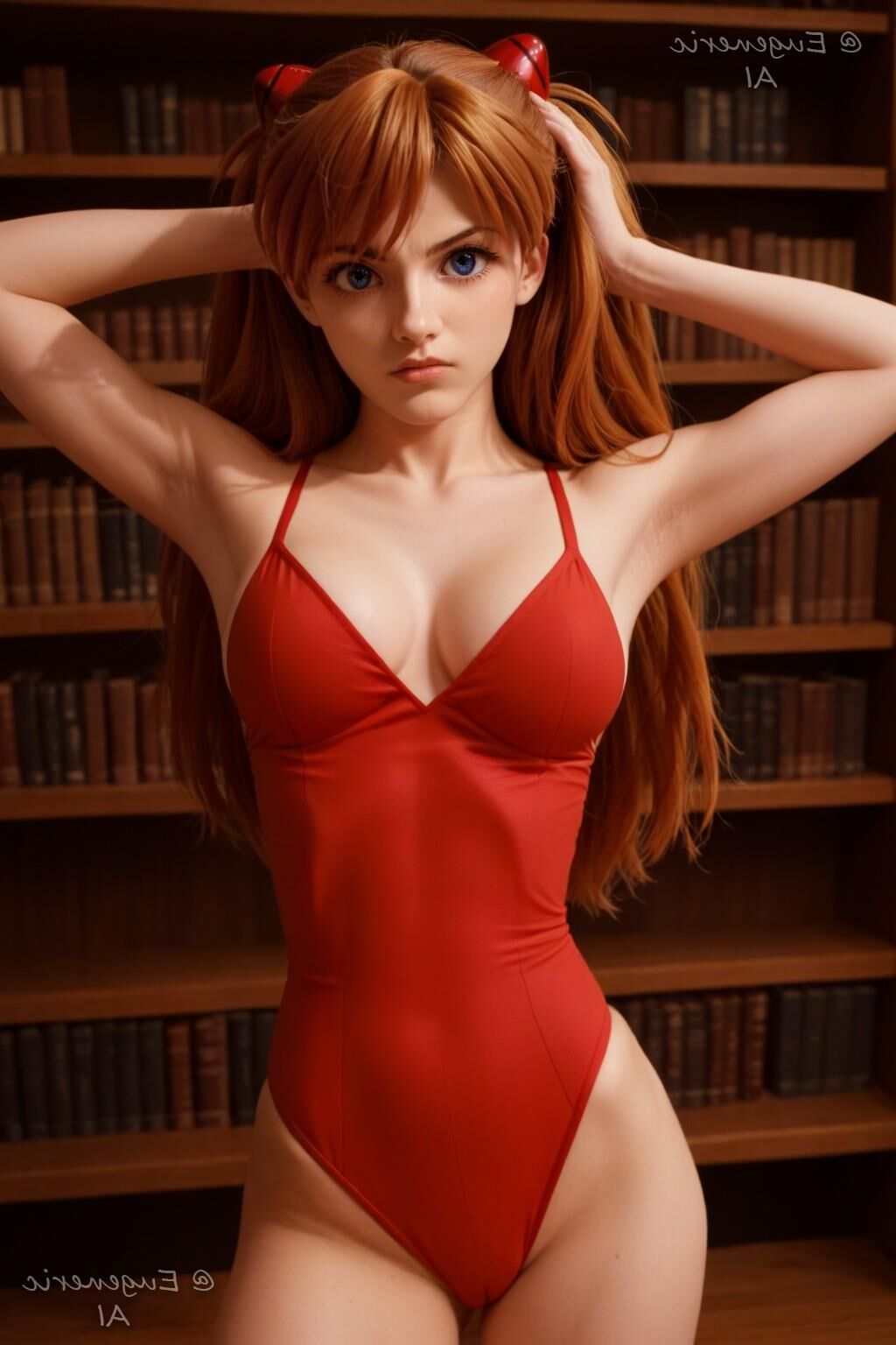 Artista Eugenérico AI Asuka Soryu Langley