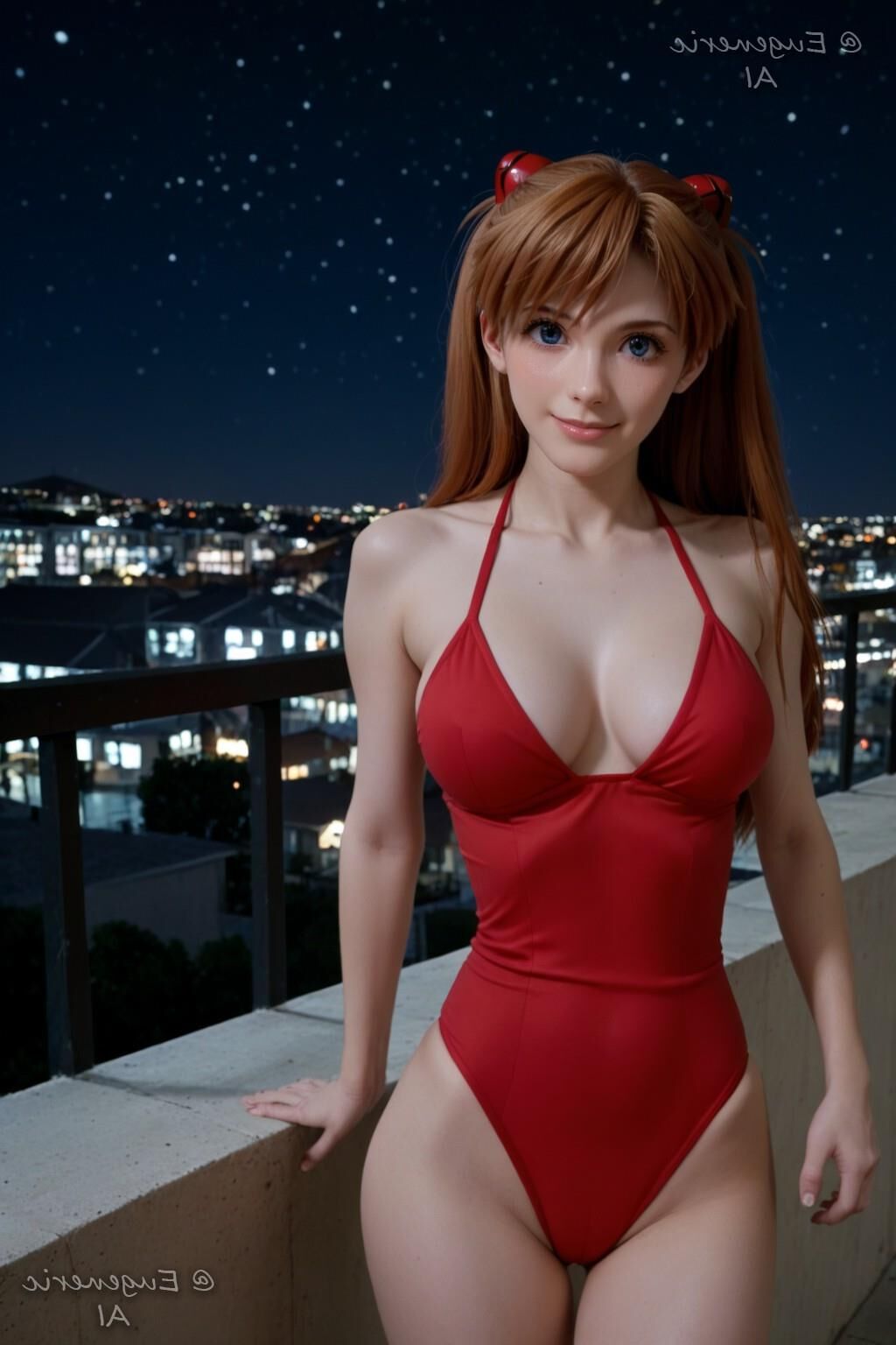 Artista Eugenérico AI Asuka Soryu Langley