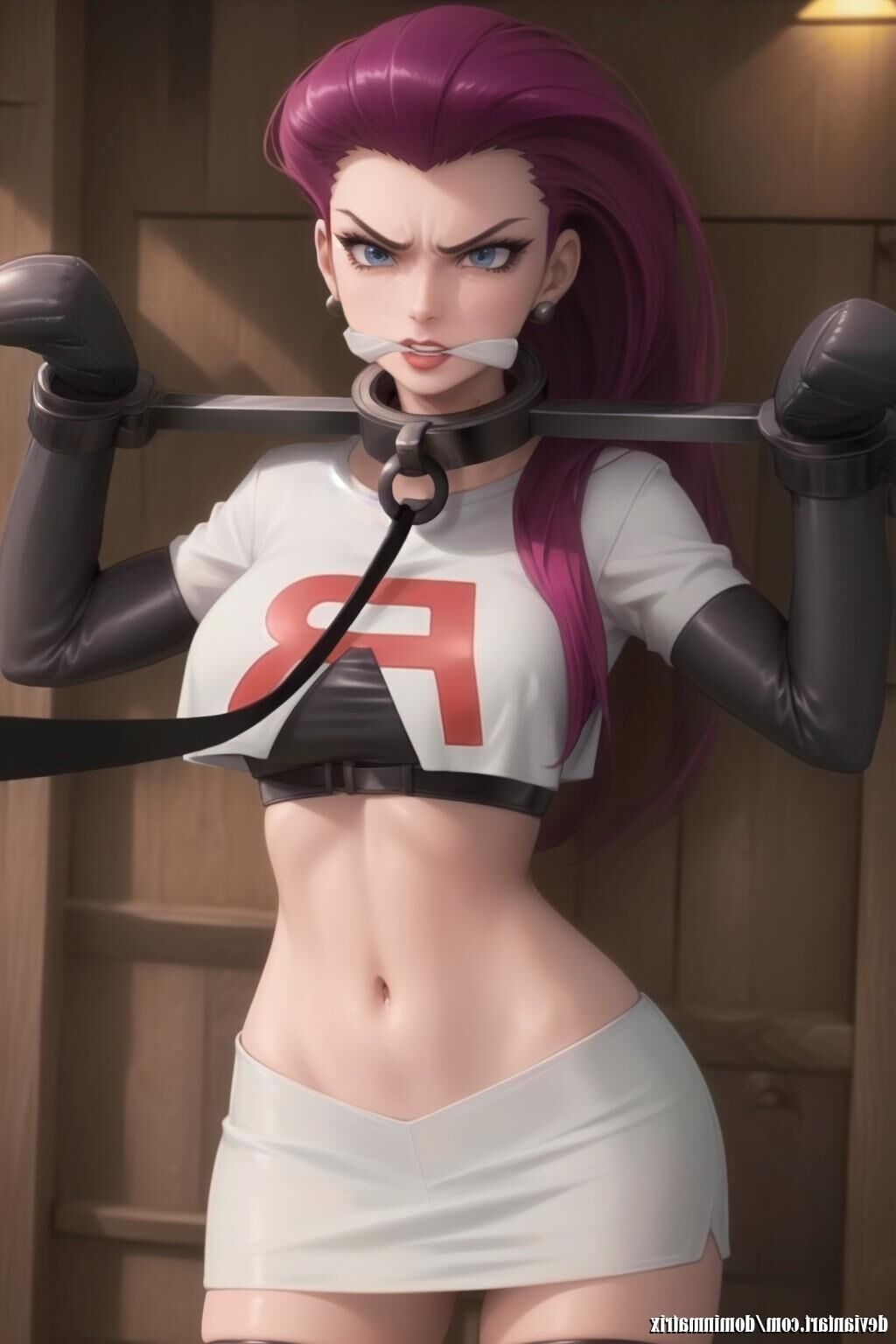 Pokémon Team Rocket Jessie bondage hentai