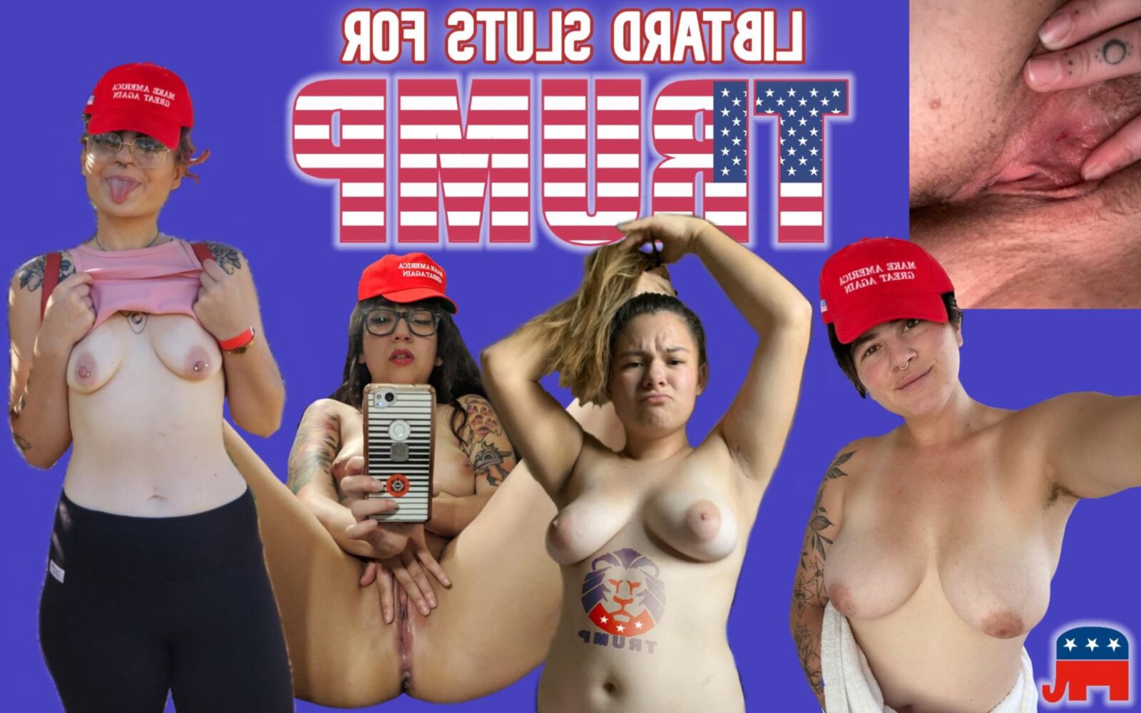 Libtard Sluts for MAGA Bulls