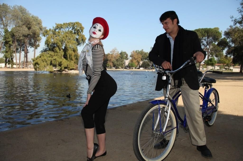 cosplay lexxi belle as a sexy mime getting fucked