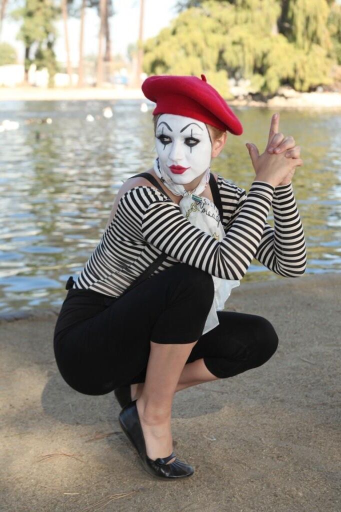 cosplay lexxi belle as a sexy mime getting fucked