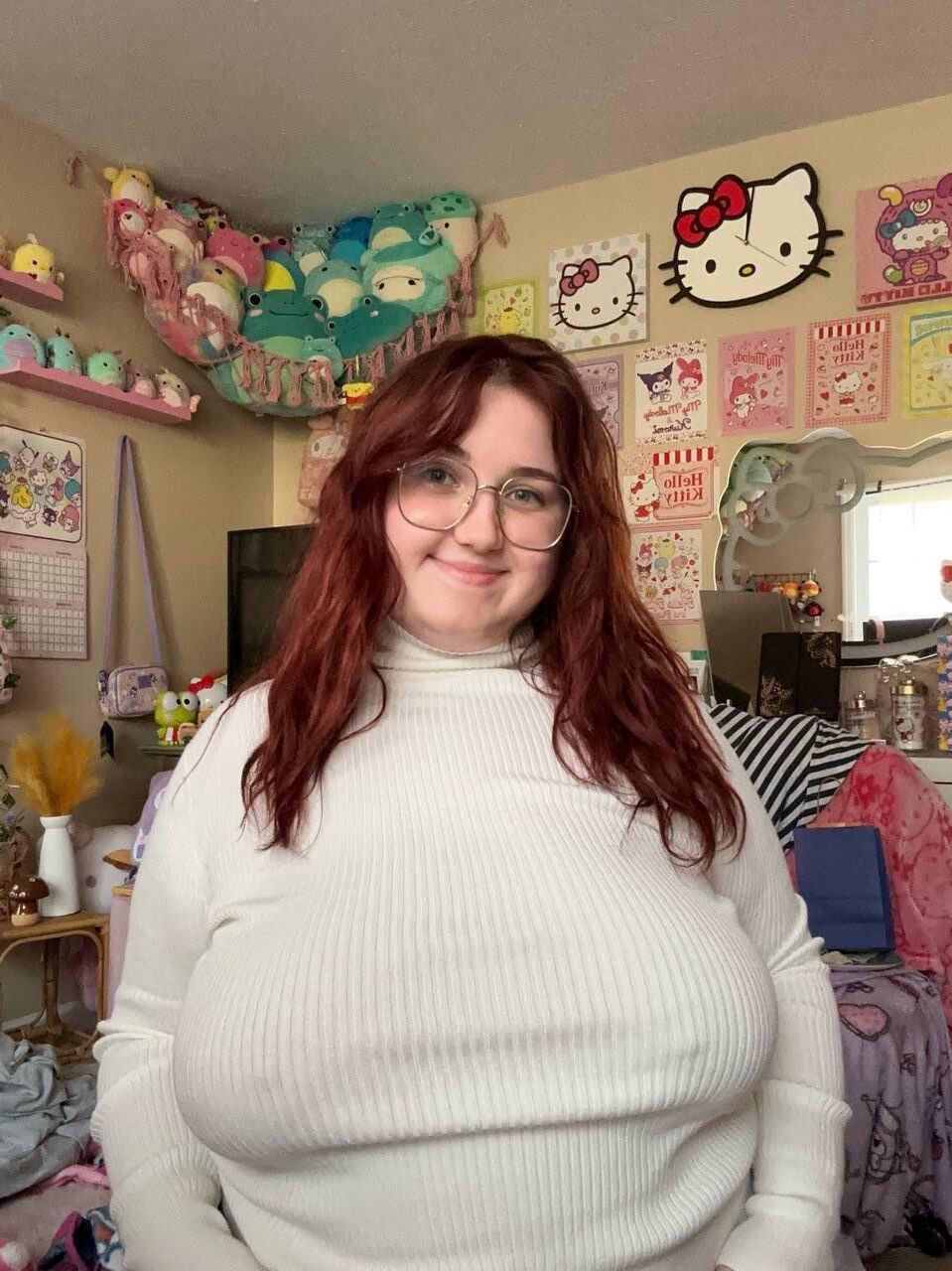 Fae Big Ass Big Tits BBW Girl with Glasses Mixed Hot Photos