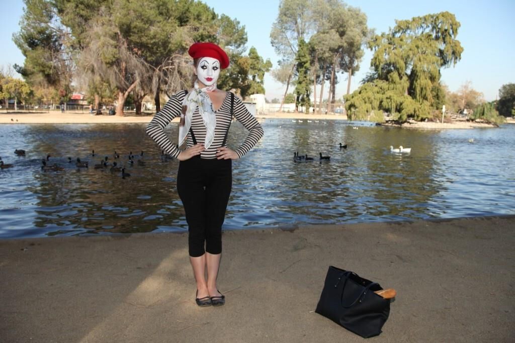 cosplay lexxi belle as a sexy mime getting fucked