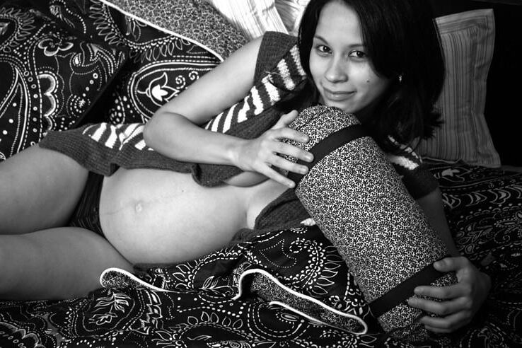 Pregnant teen