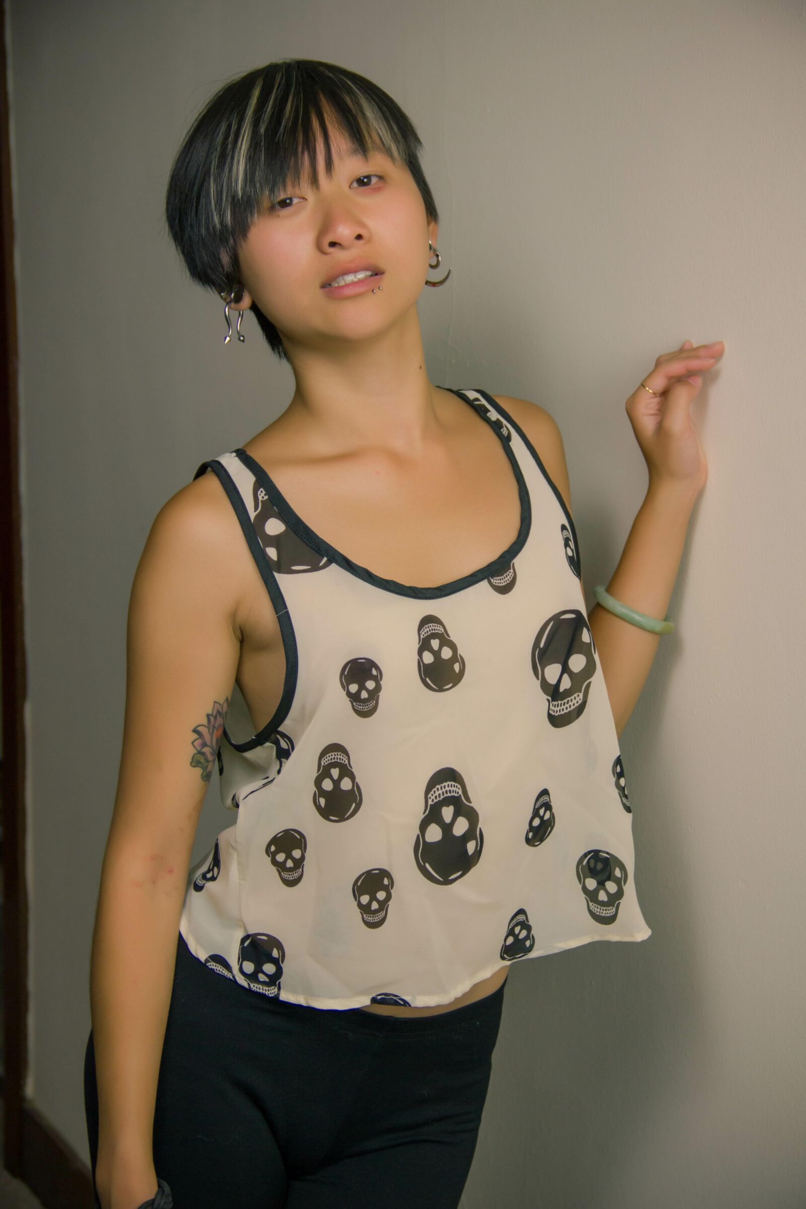 Skinny Asian first photoshoot