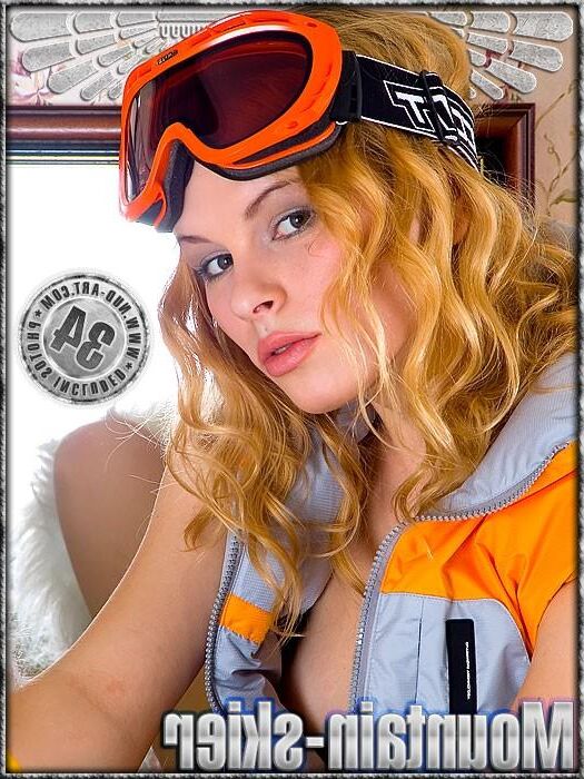 Nud Art Katy Mountain Skier ( )