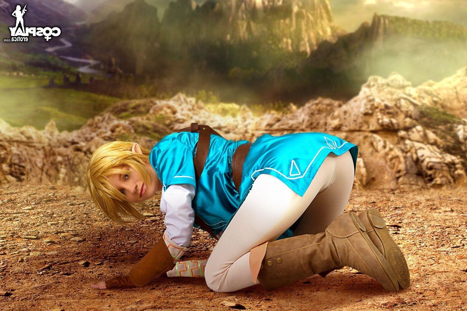 Cosplay Erotica Breast of the Wild (Zelda Link Nude Cosplay)