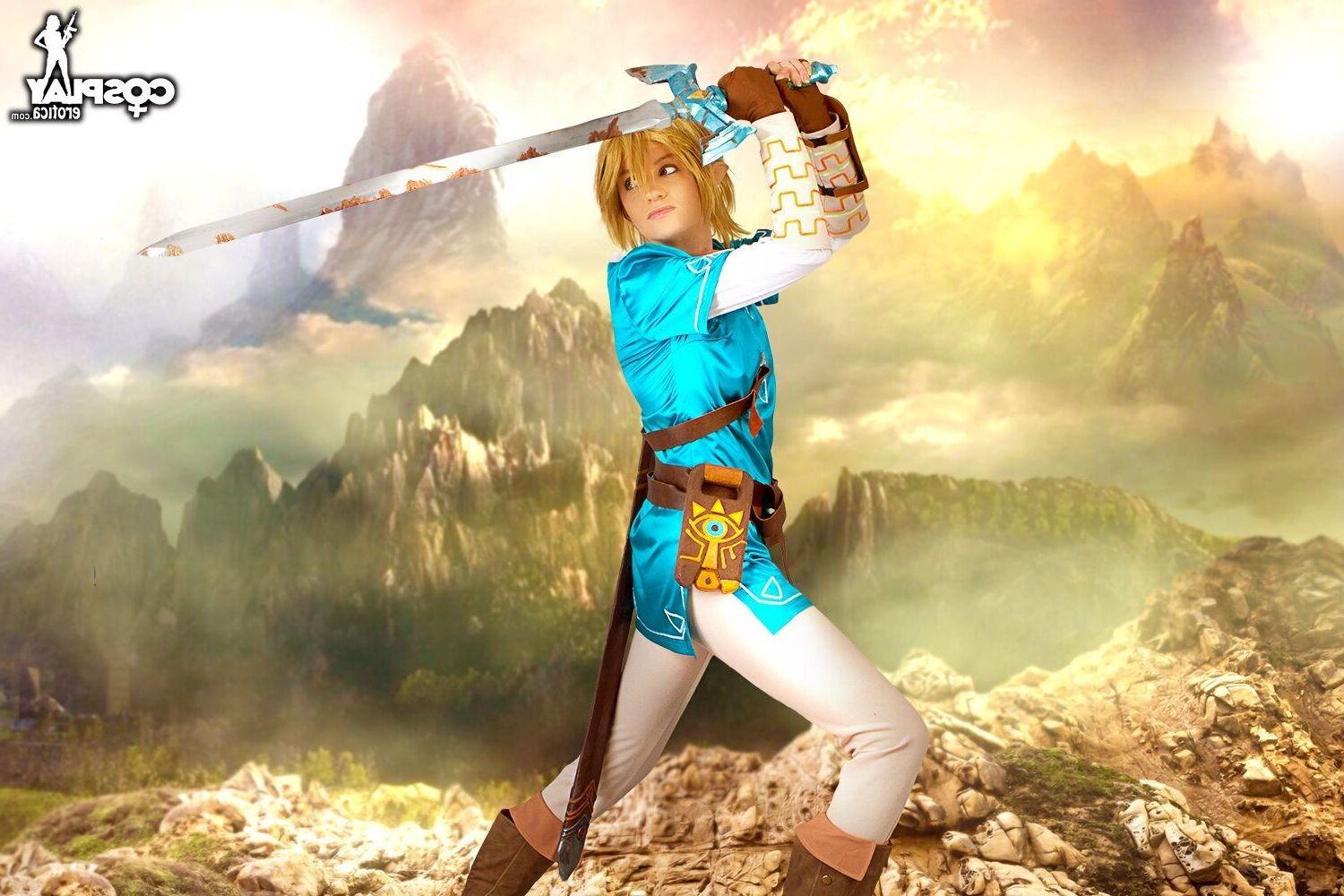 Cosplay Erotica Breast of the Wild (Zelda Link Nude Cosplay)