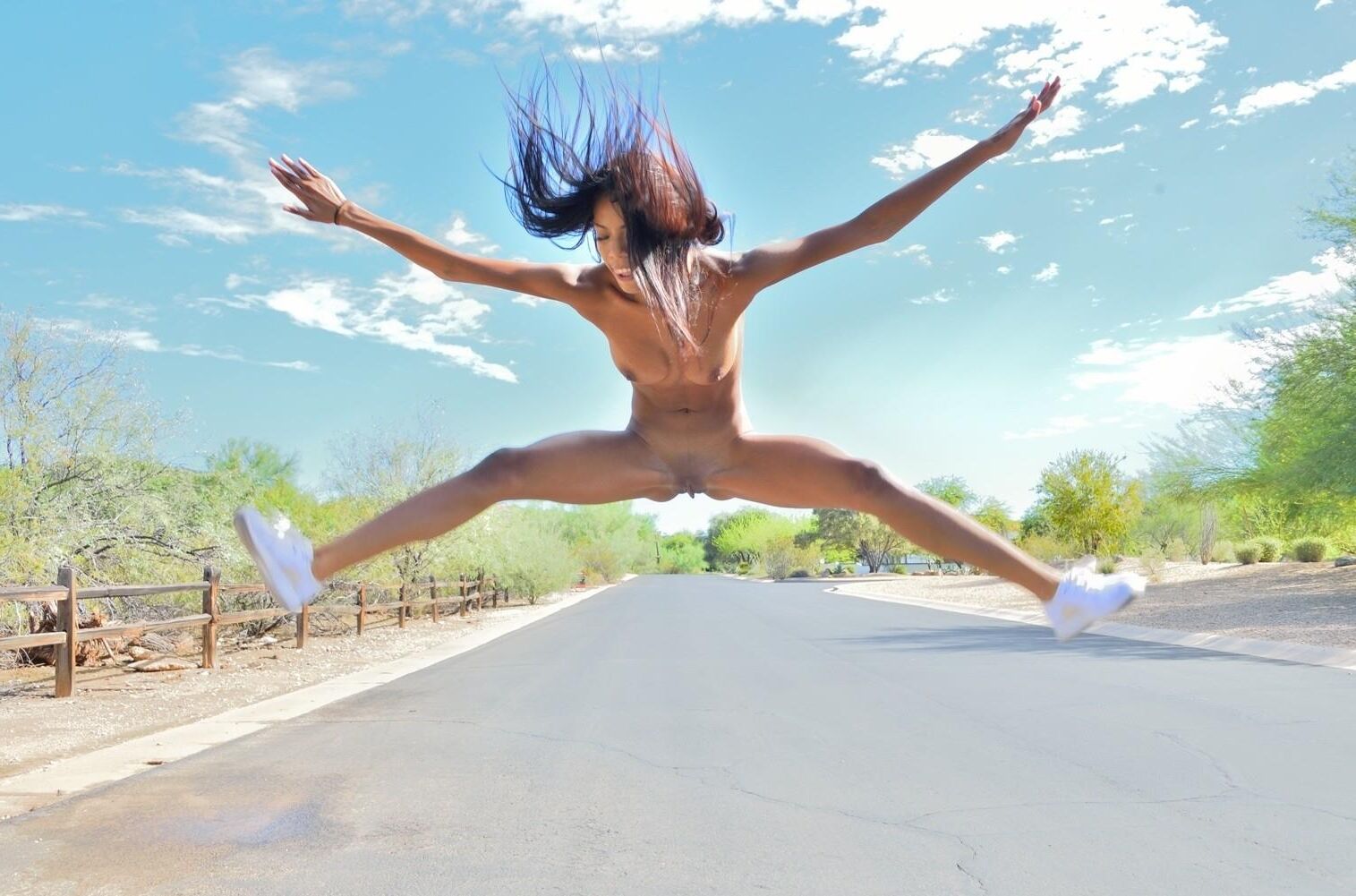 Chicas al aire libre