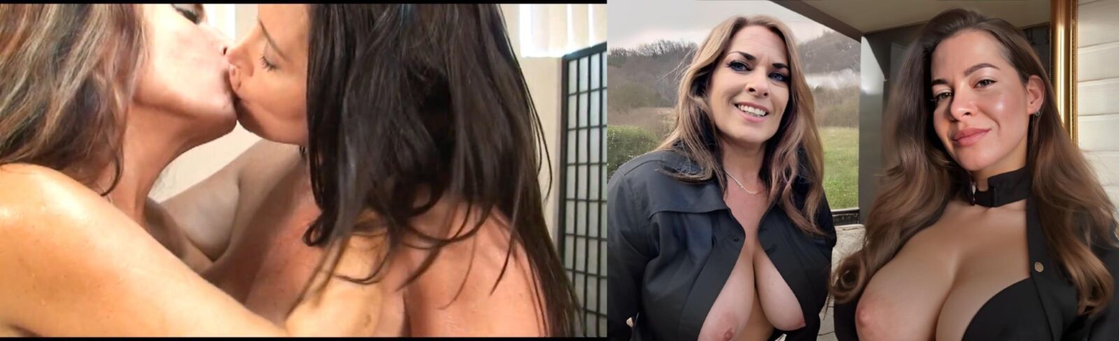 Goldiw Blair and Natalia Bobrick Get Off For The Camera